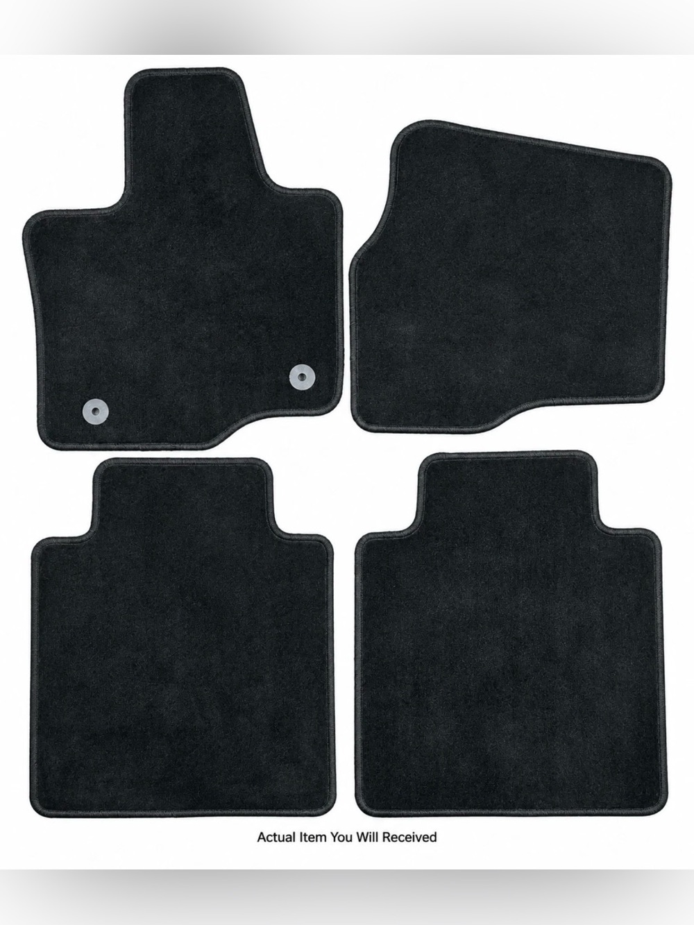 NEW OEM Ford F-150 SuperCrew Black Carpet Floor Mats Set of 4 2021-2024 Genuine